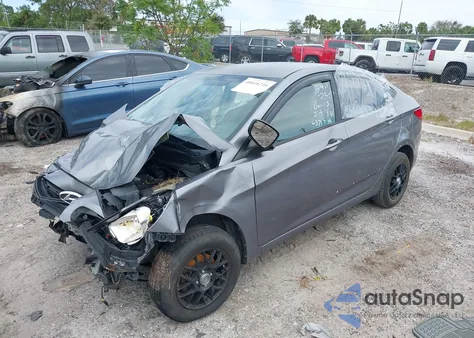 2015 Hyundai Accent Gls из США, поврежденный, VIN KMHCT4AEXFU836031